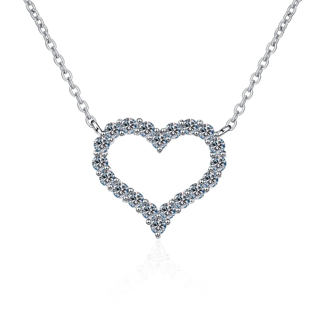 Heart Moissanite Necklace