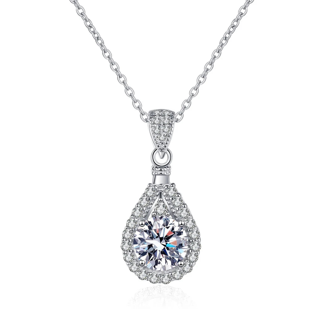 Moissanite Pendant Necklace