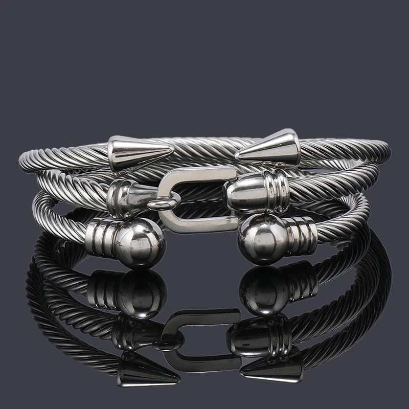 Luxury Arrow Cuff Bracelet Set