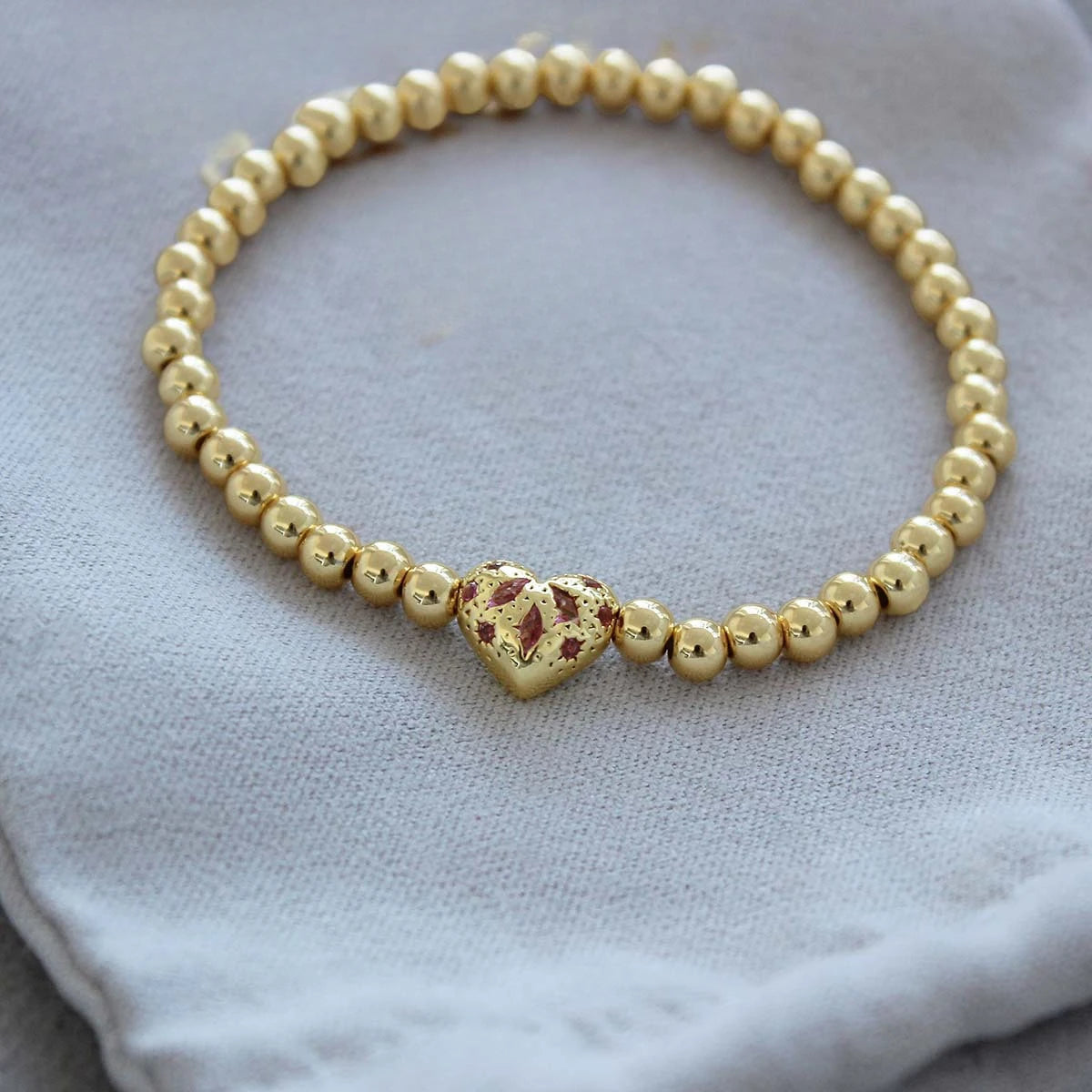 Kendra Scott Holland Heart Stretch Bracelet