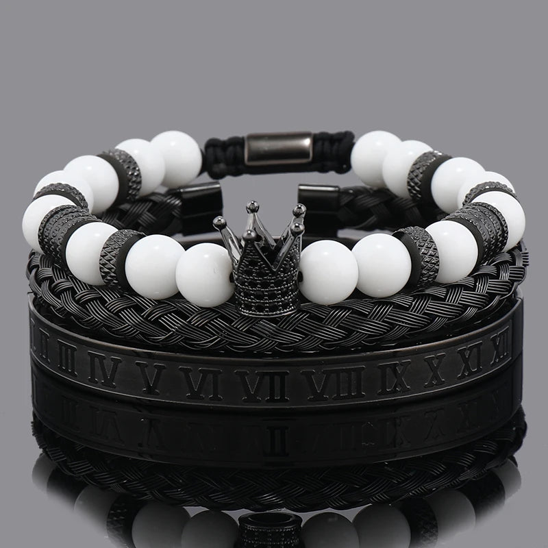 Tiger Stone Crown Bracelet