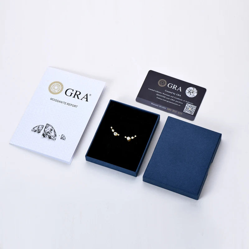 Luminous Charm Moissanite Earrings