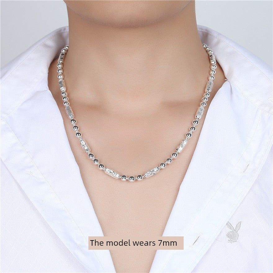 Men’s Thick Sterling Silver Necklace