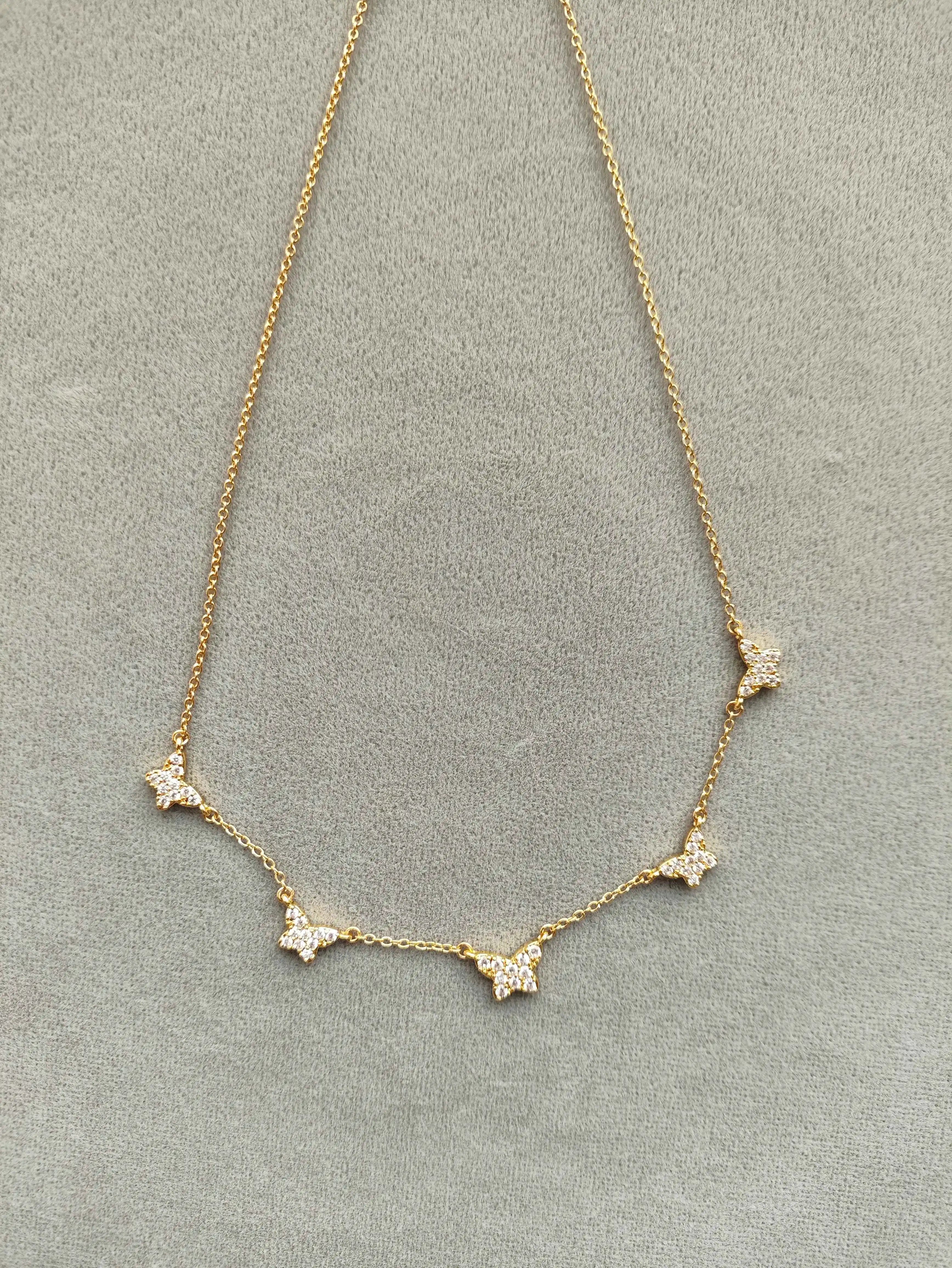 Kendra Scott Double Chain Elisa Pink Drusy Crystal Butterfly Pendant Necklace