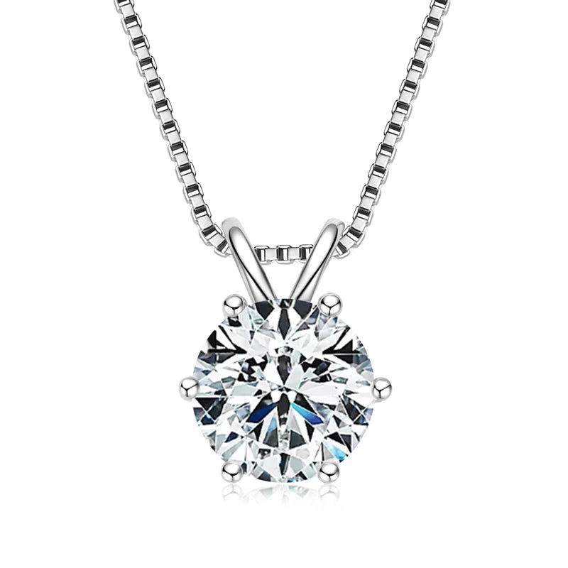 Moissanite Pendant Necklace