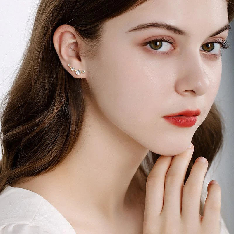 Luminous Charm Moissanite Earrings