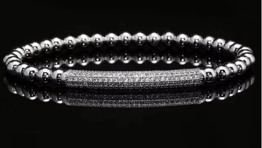 3-Piece Luxury Gold Beaded Bracelet Set – Royal King Crown Men’s Fashion Jewelry