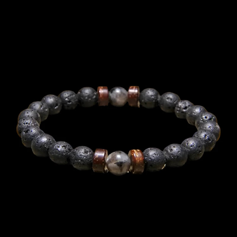 Volcanic Stone Beaded Bracelet