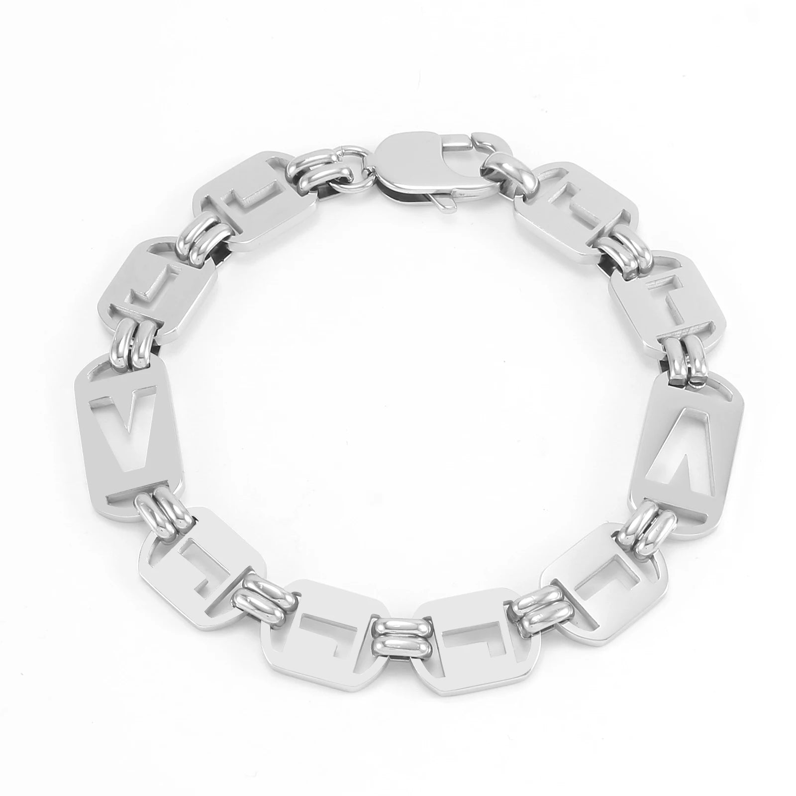 Luxury Gold/Silver LV Chain, Unisex Jewelry Set