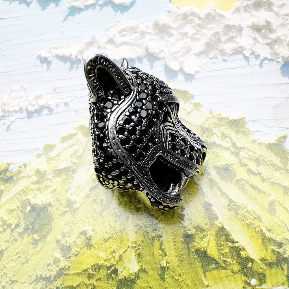 Black Cat Pendant 925 Sterling Silver