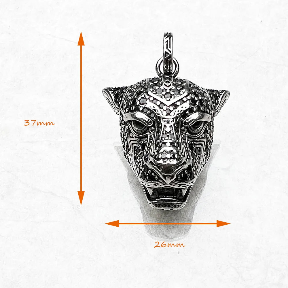 Black Cat Pendant 925 Sterling Silver