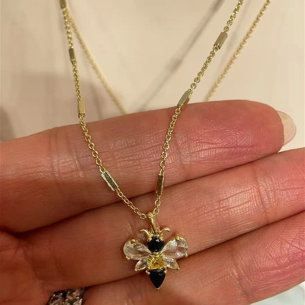 Bee Pendant Necklace