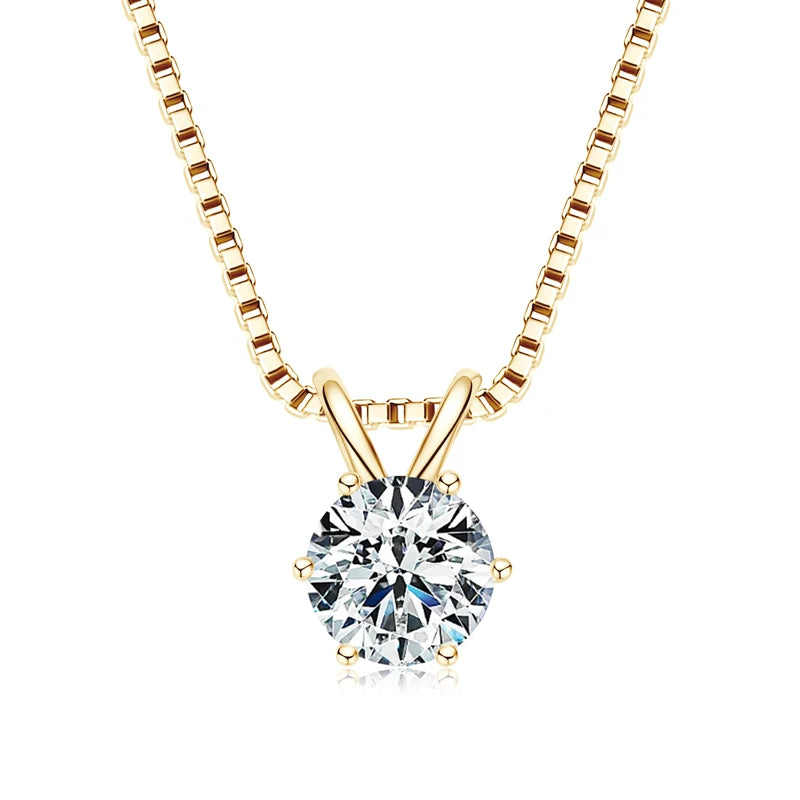 Moissanite Pendant Necklace