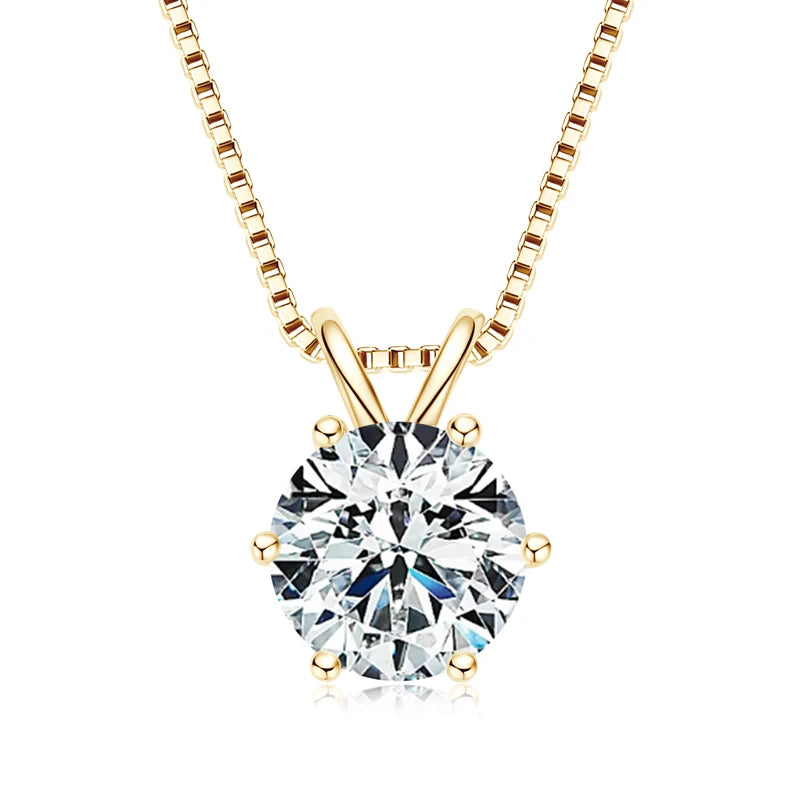 Moissanite Pendant Necklace