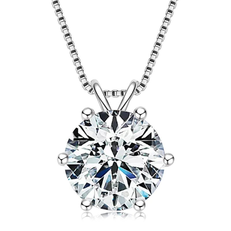 Moissanite Pendant Necklace