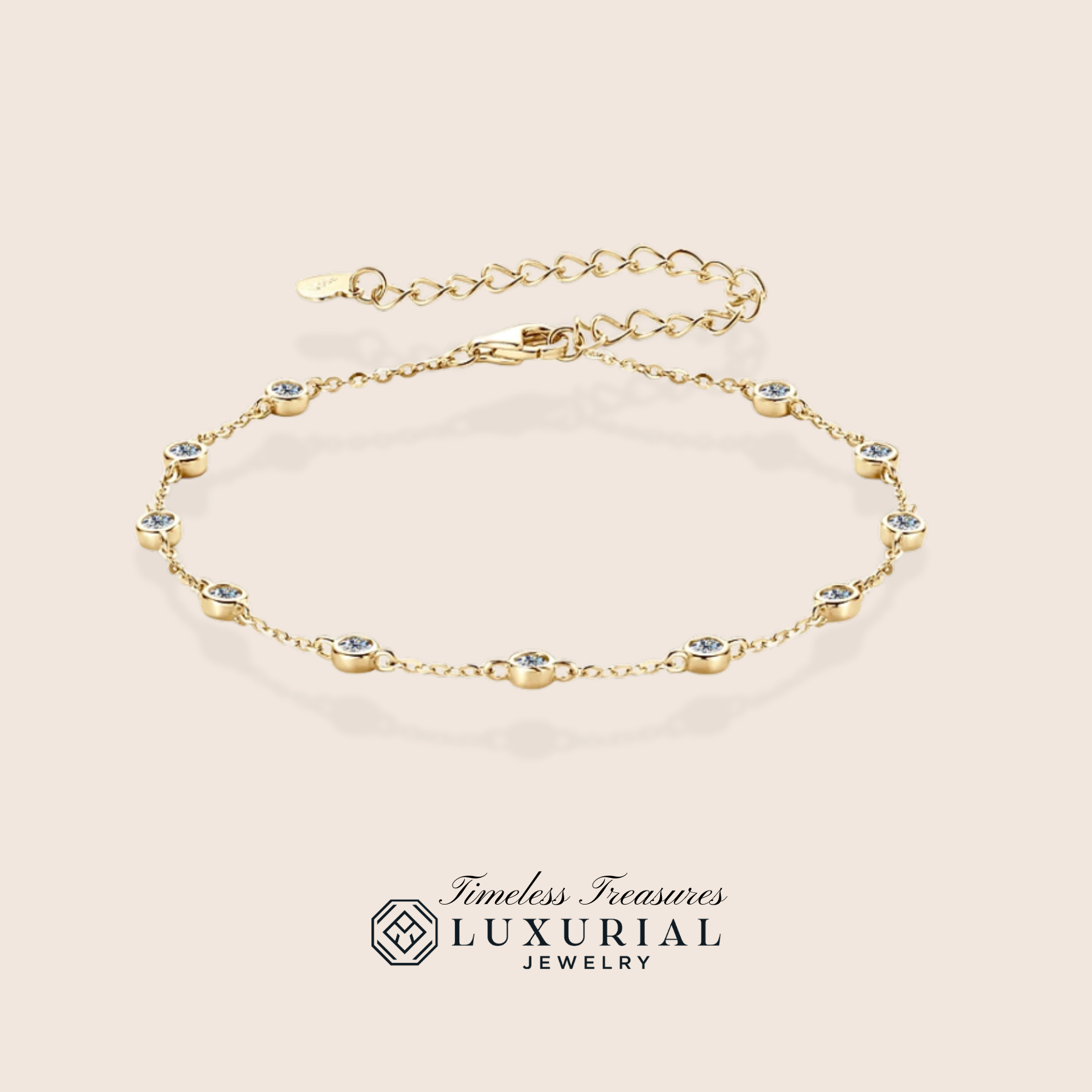 Twinkling Wishes 2.5mm Moissanite Bracelet