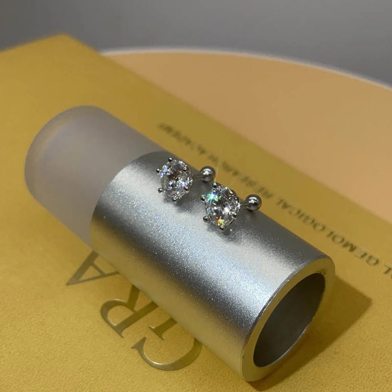Moissanite Stud Earrings