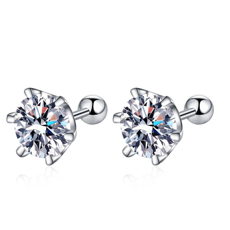 Moissanite Stud Earrings