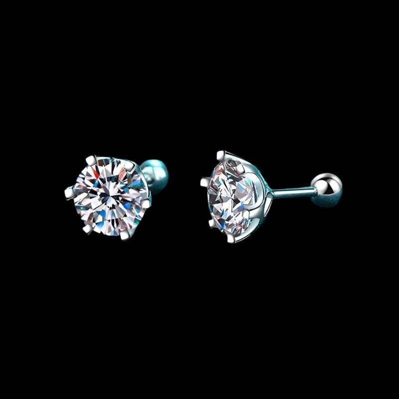 Moissanite Stud Earrings