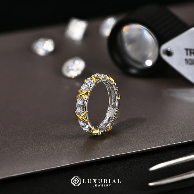 Tiffany XO Moissanite Silver Ring