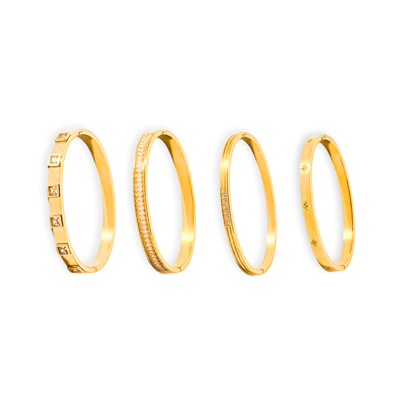 Luxury Cubic Zirconia Bangle Bracelet