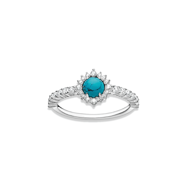 Shimmering Stone Ring for Women