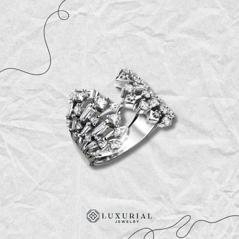 Sterling Silver Sunburst Ring