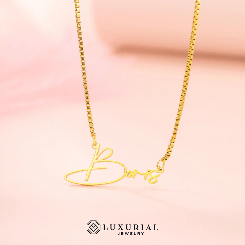 Custom Arabic Name Necklace – Luxury