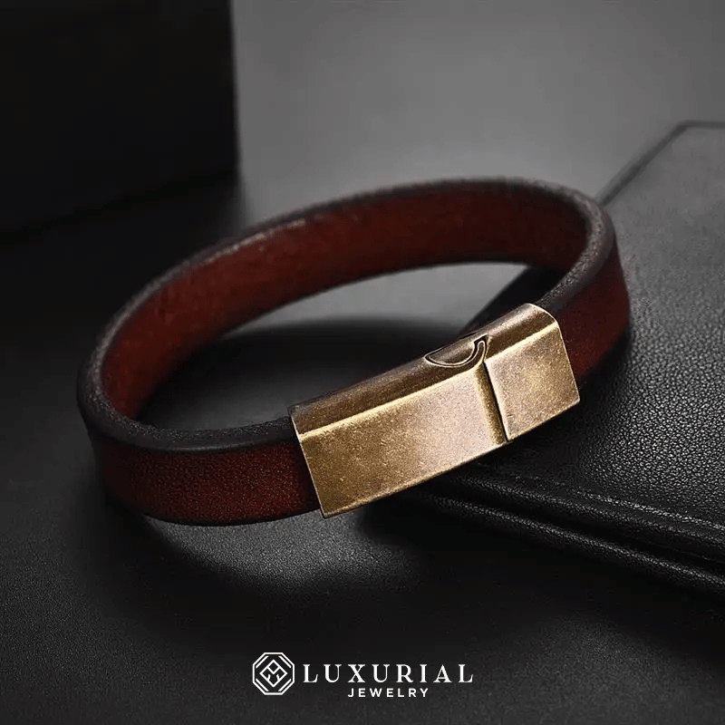 Punk Braided Leather Bracelet