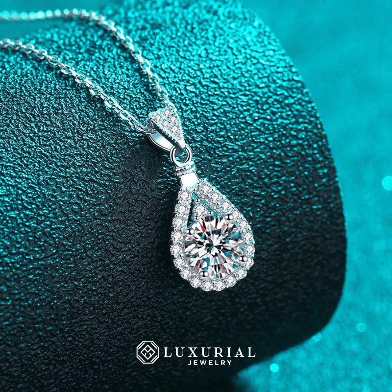 Moissanite Pendant Necklace