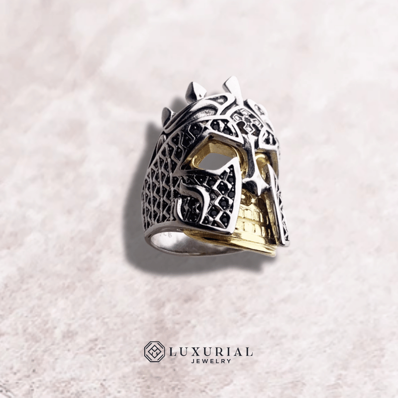 Skull Knight 925 Silver Ring