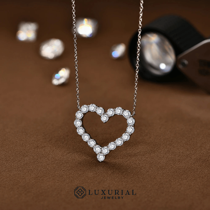 Timeless Love Pendant Moissanite Necklace