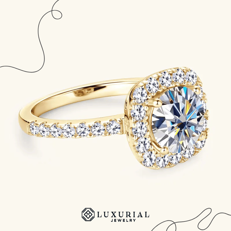 Celestial Love 2CT Moissanite Ring - 925 Sterling Silver