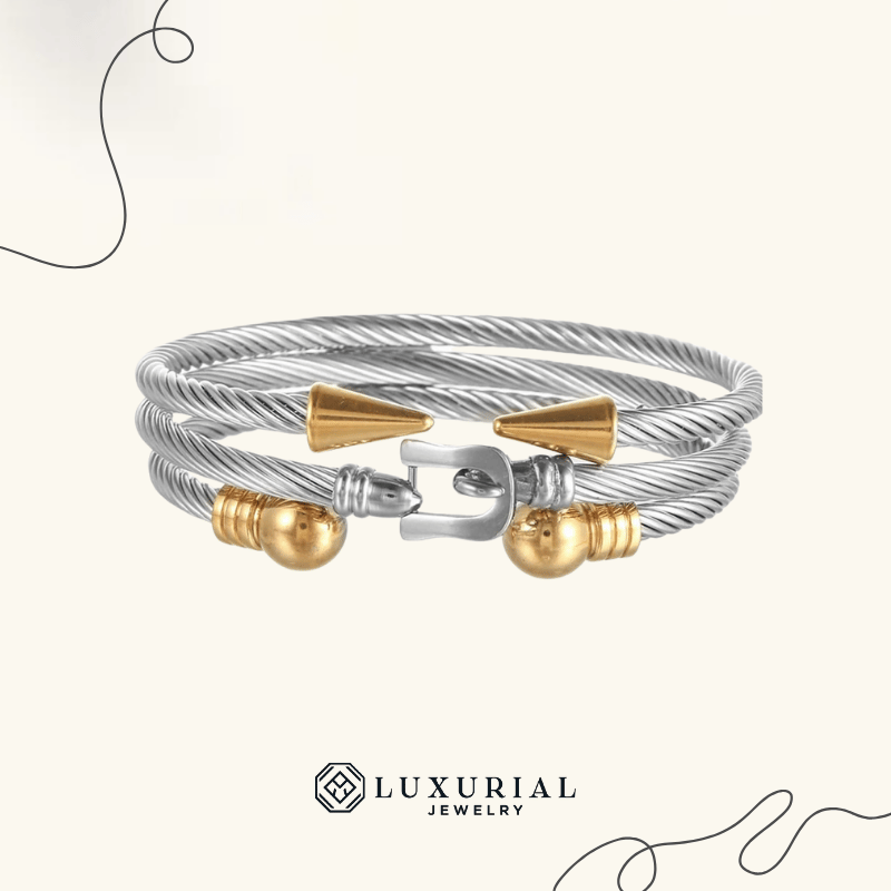 Luxury Arrow Cuff Bracelet Set