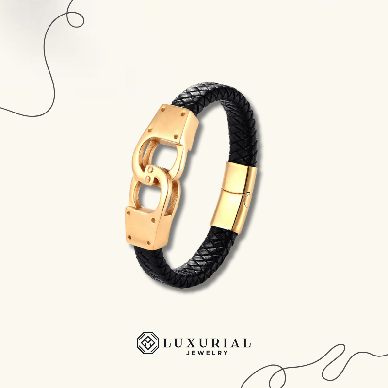 Men's Luxury & Leather Handcuff Bracelet
