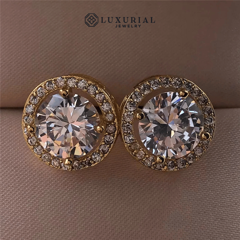 Luxury Crystal Earrings for Women | Vintage Silver