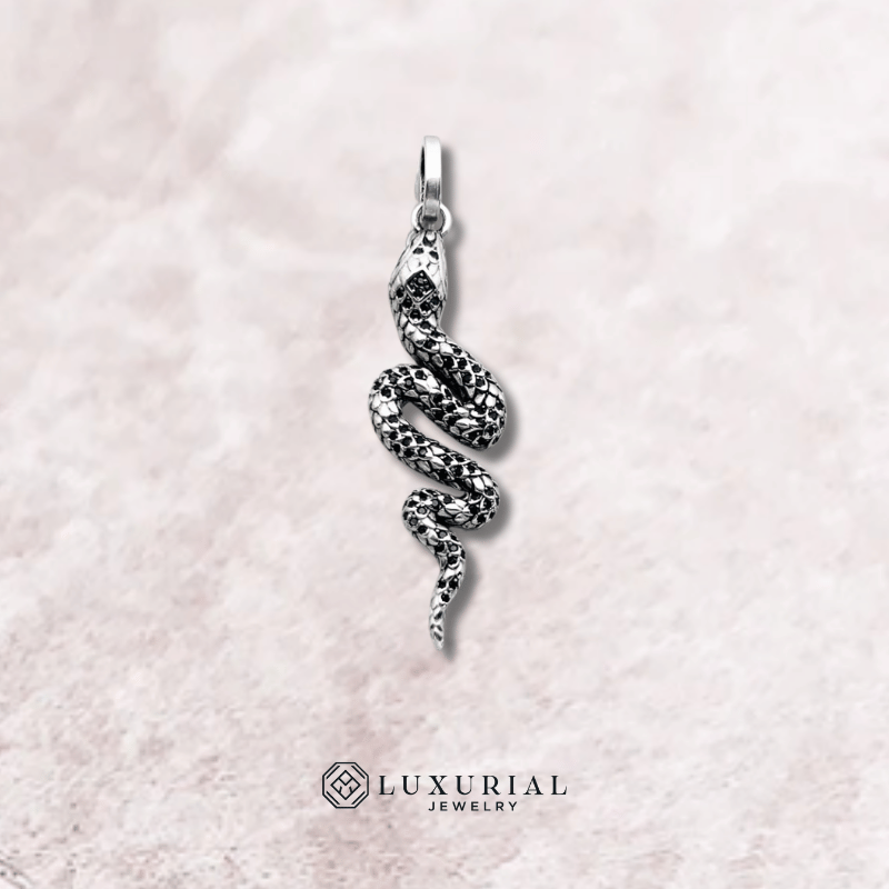 Sterling Silver Snake Pendant