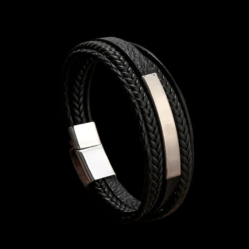 Multi-Layer Leather Bracelet Men