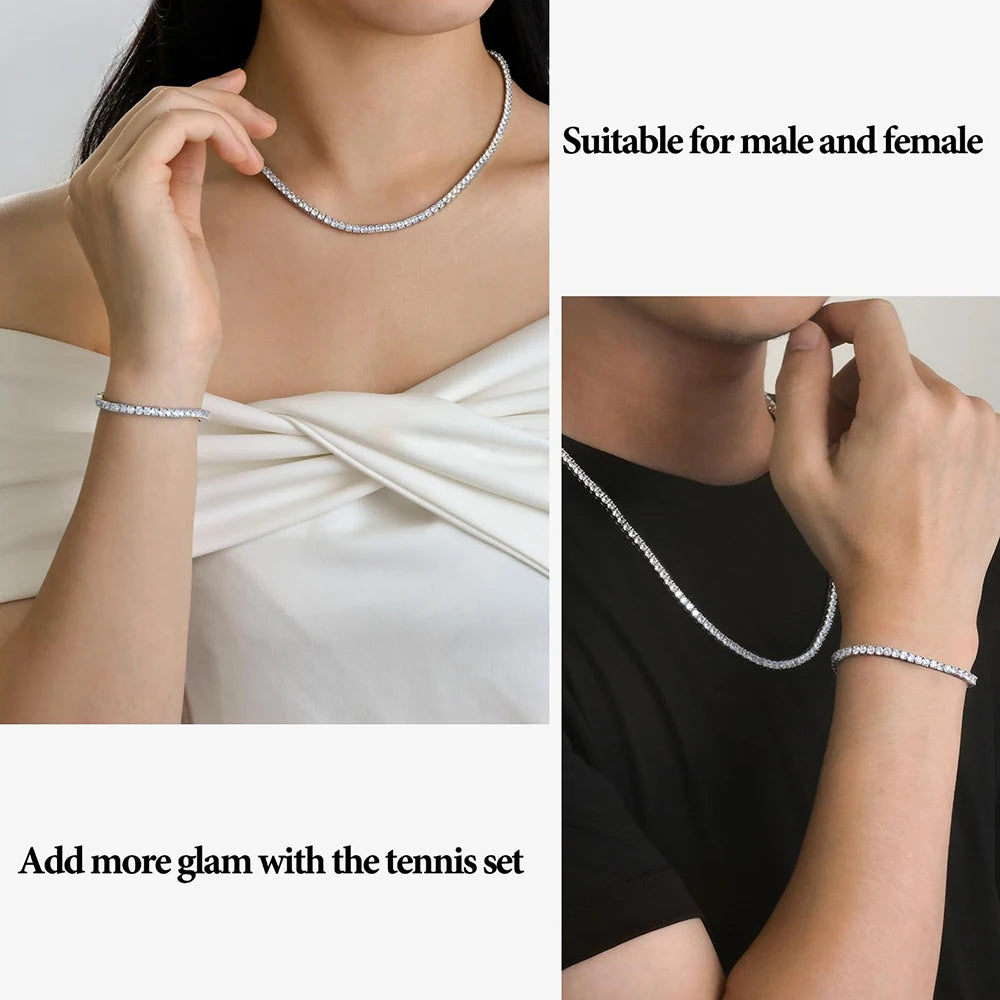 Iced Out Tennis Necklace