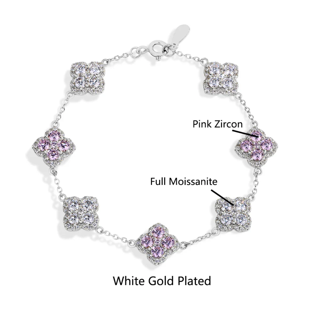 Moissanite Diamond Bracelet for Women