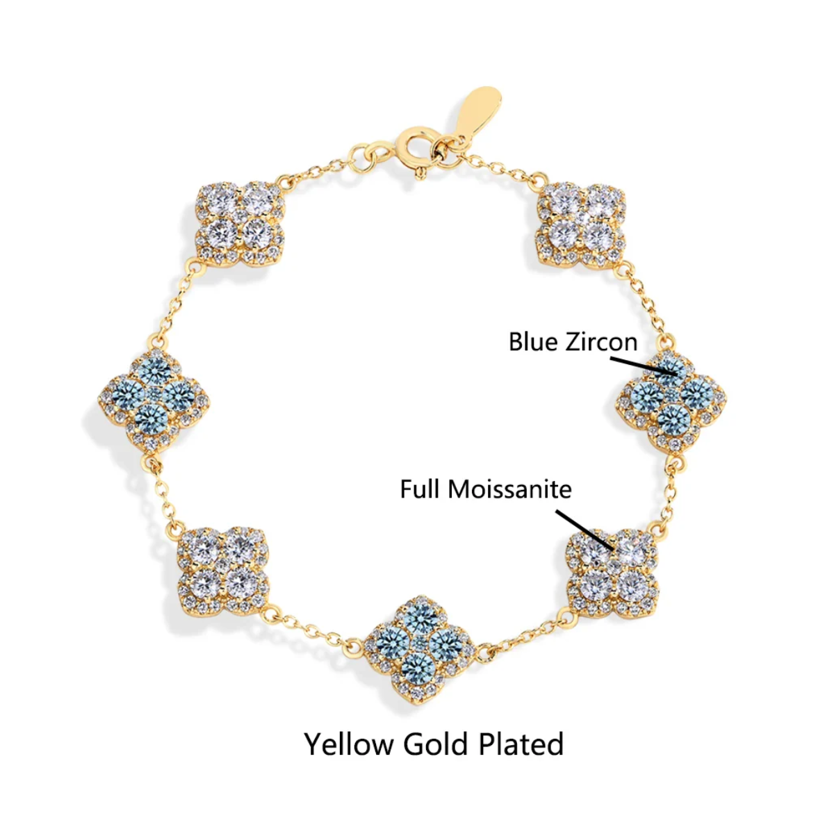 Moissanite Diamond Bracelet for Women