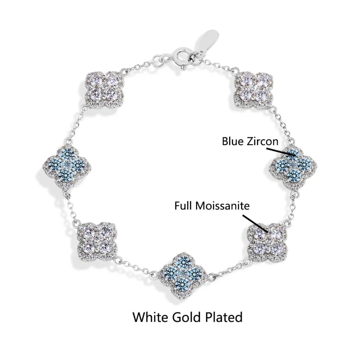 Moissanite Diamond Bracelet for Women