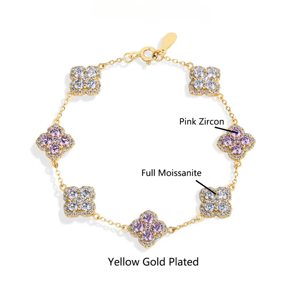 Moissanite Diamond Bracelet for Women