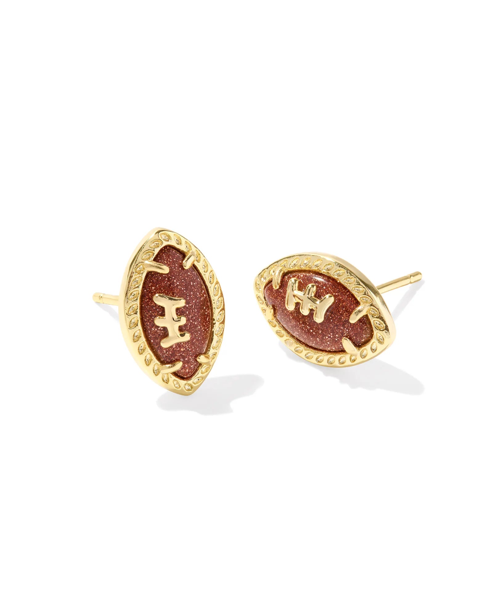 Football Gold Stud Bracelet & Stud Earrings- Kendra Scott
