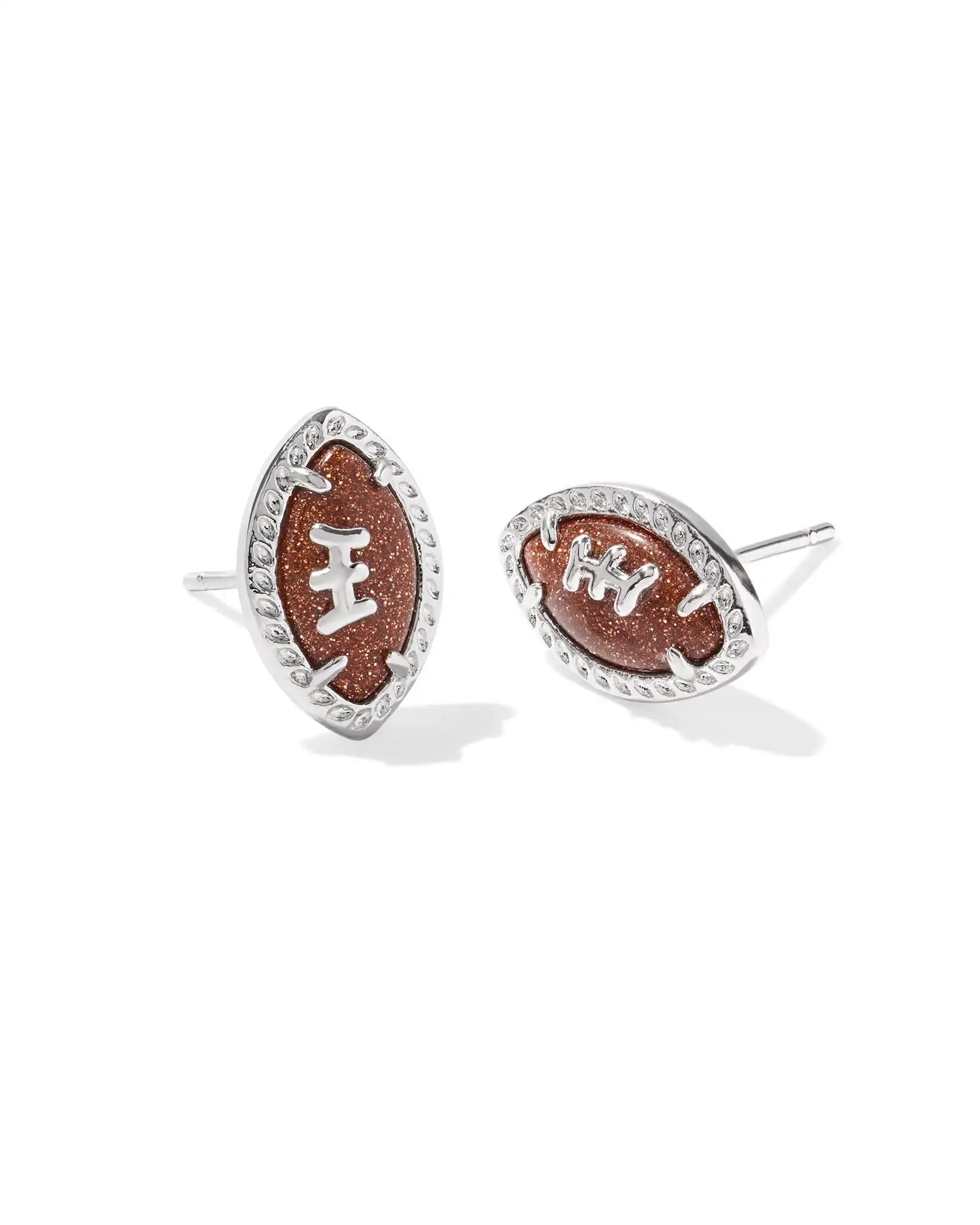 Football Gold Stud Bracelet & Stud Earrings- Kendra Scott