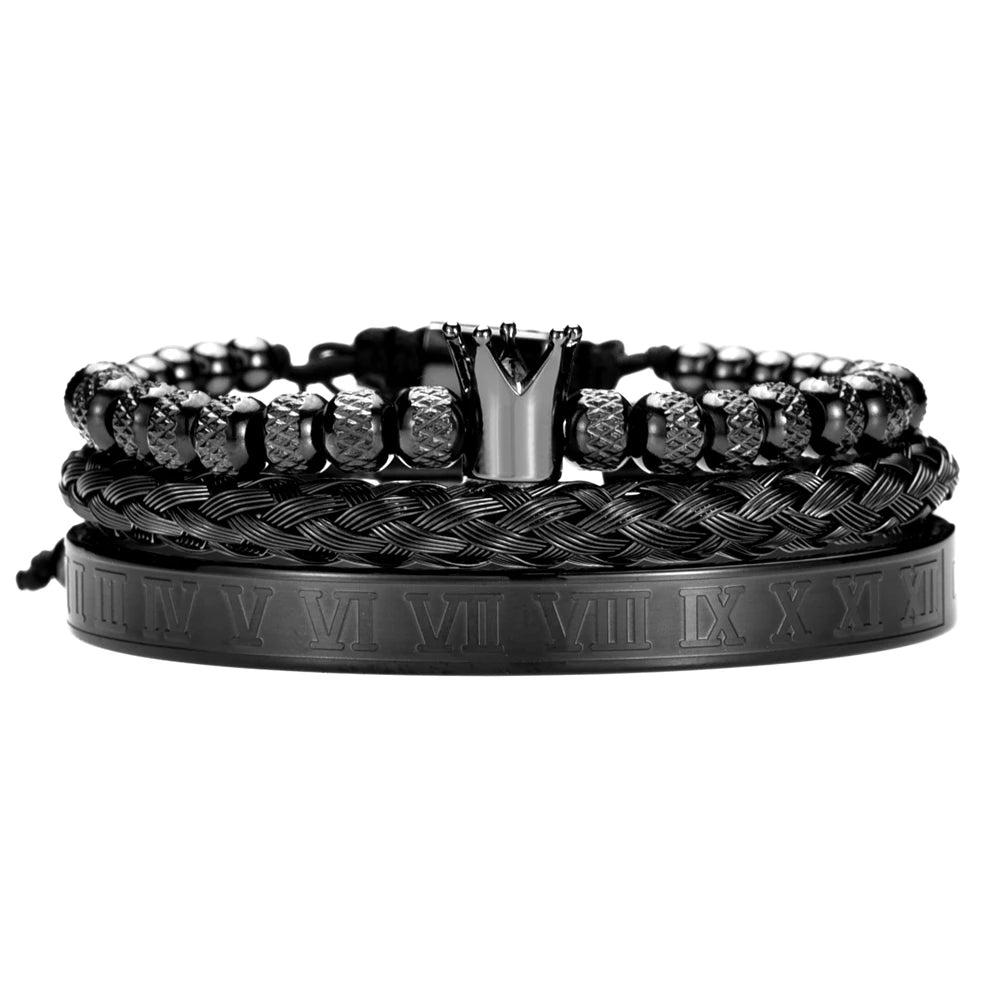 Crown Stainless Steel  Bracelet for Men