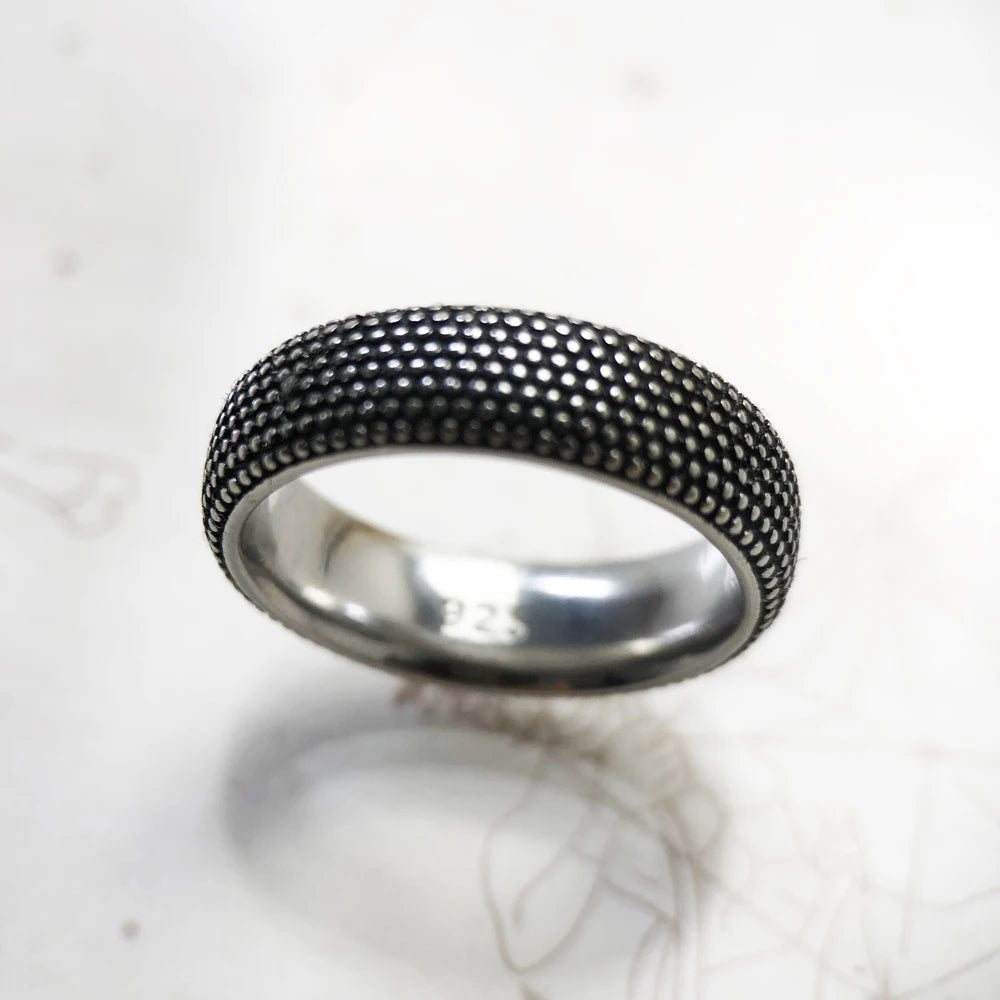 Steel Ring – Sterling Silver Unisex