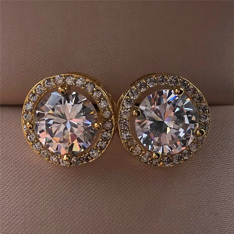 Luxury Crystal Earrings for Women | Vintage Silver