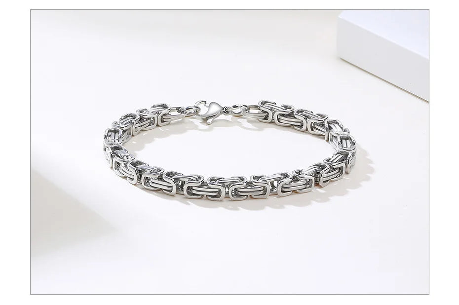 Byzantine link Bracelet  | for Men & Women