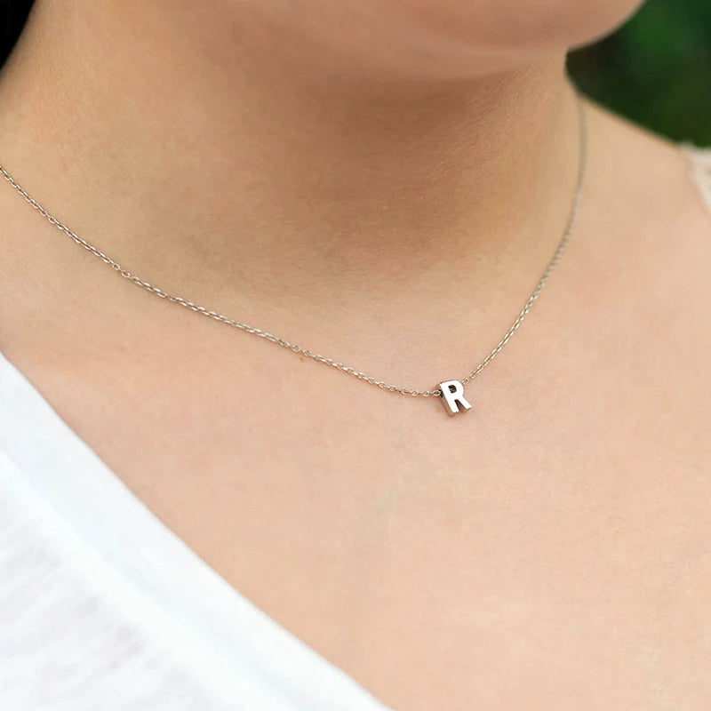 Gold Initial Necklace for Women | Stainless Steel Personalized Choker